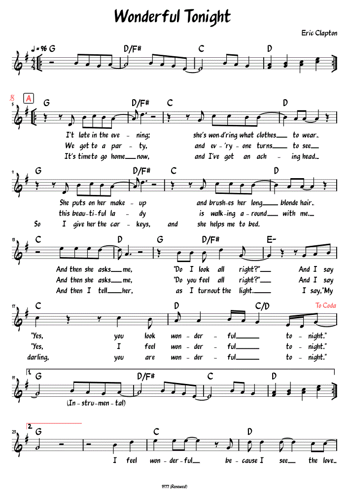 Sheet Music